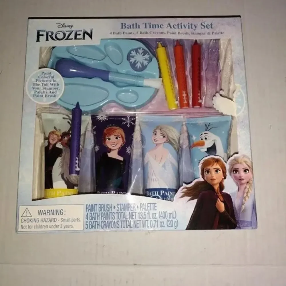 NEW Disney Frozen Bath Time Activity 12 Pieces Set Great kid gift
